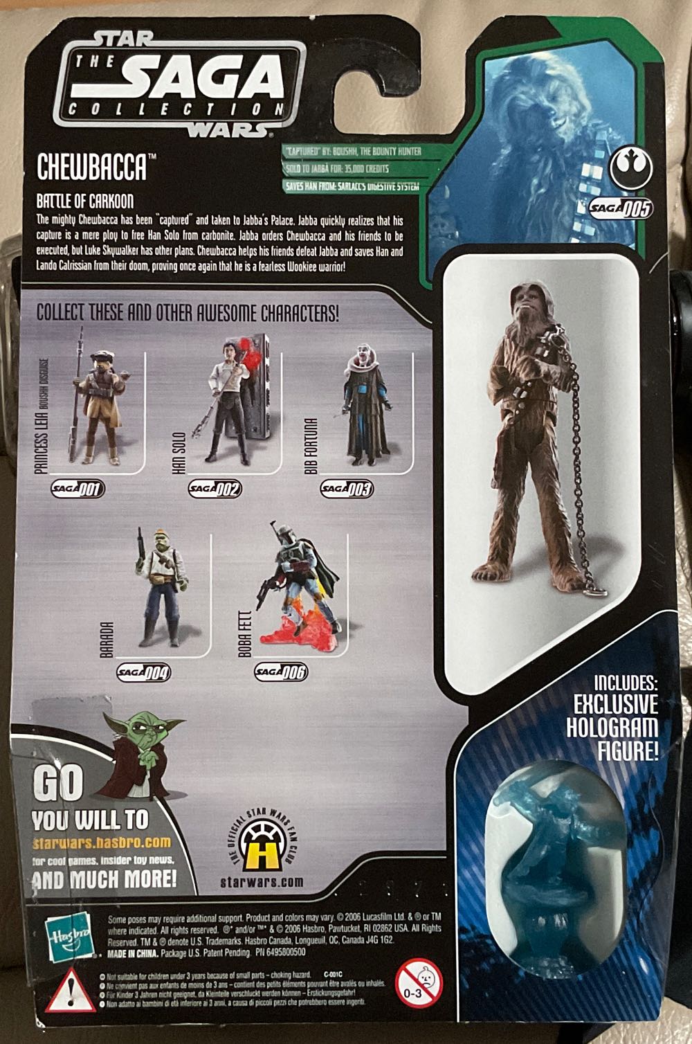 Saga Collection - #5 - Chewbacca - Hasbro (Return Of The Jedi) action figure collectible - Main Image 2