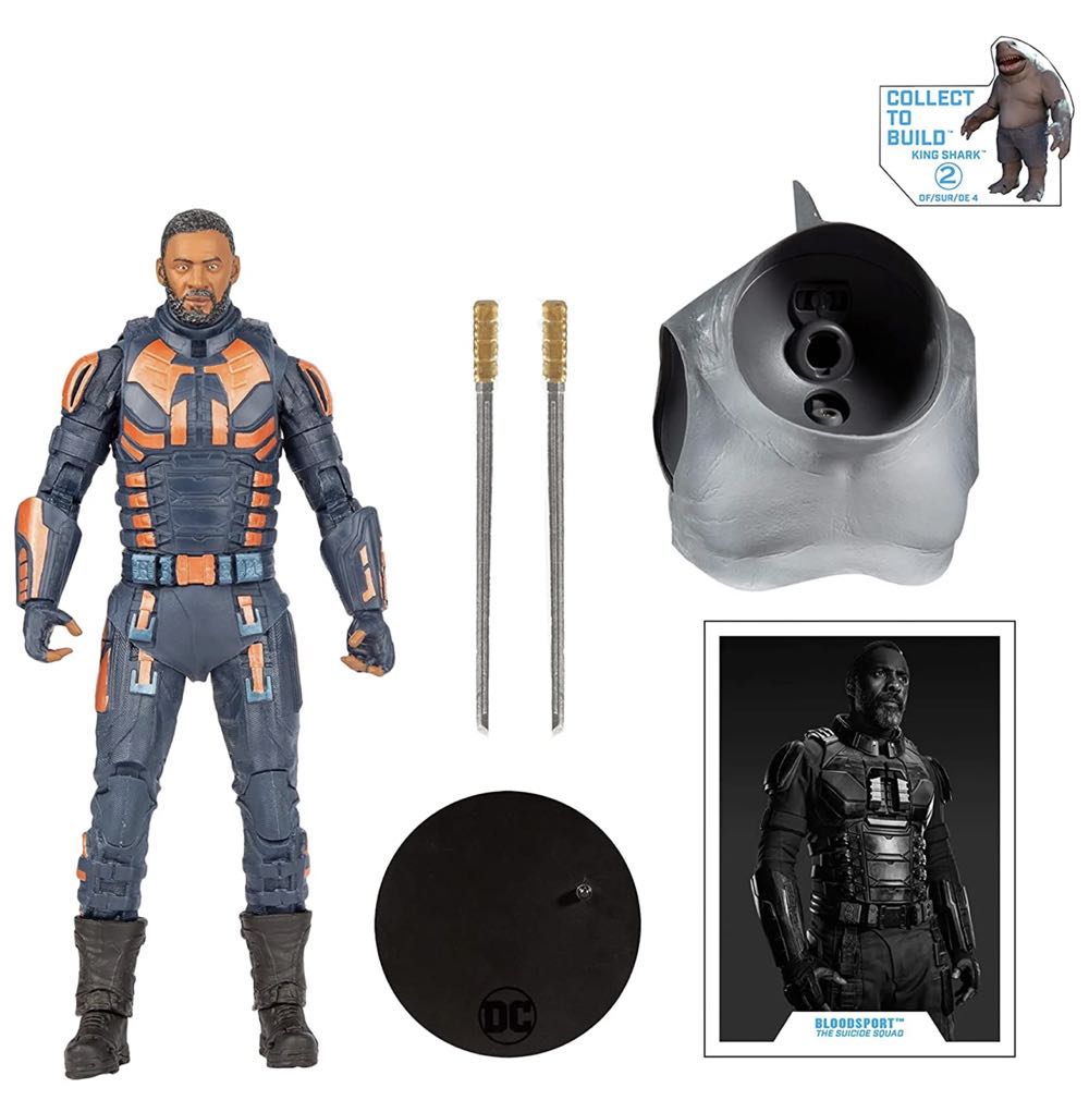 Bloodsport  Unmasked - The Suicide Squad - McFarlane Toys (DC Multiverse) (The Suicide Squad) action figure collectible - Main Image 3