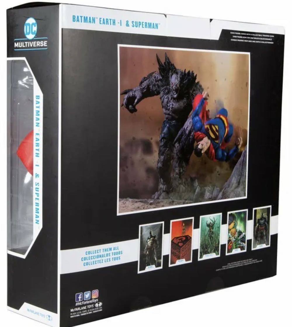 Superman & Batman Earth -1  2 Pack - McFarlane Toys (DC Multiverse) action figure collectible - Main Image 2