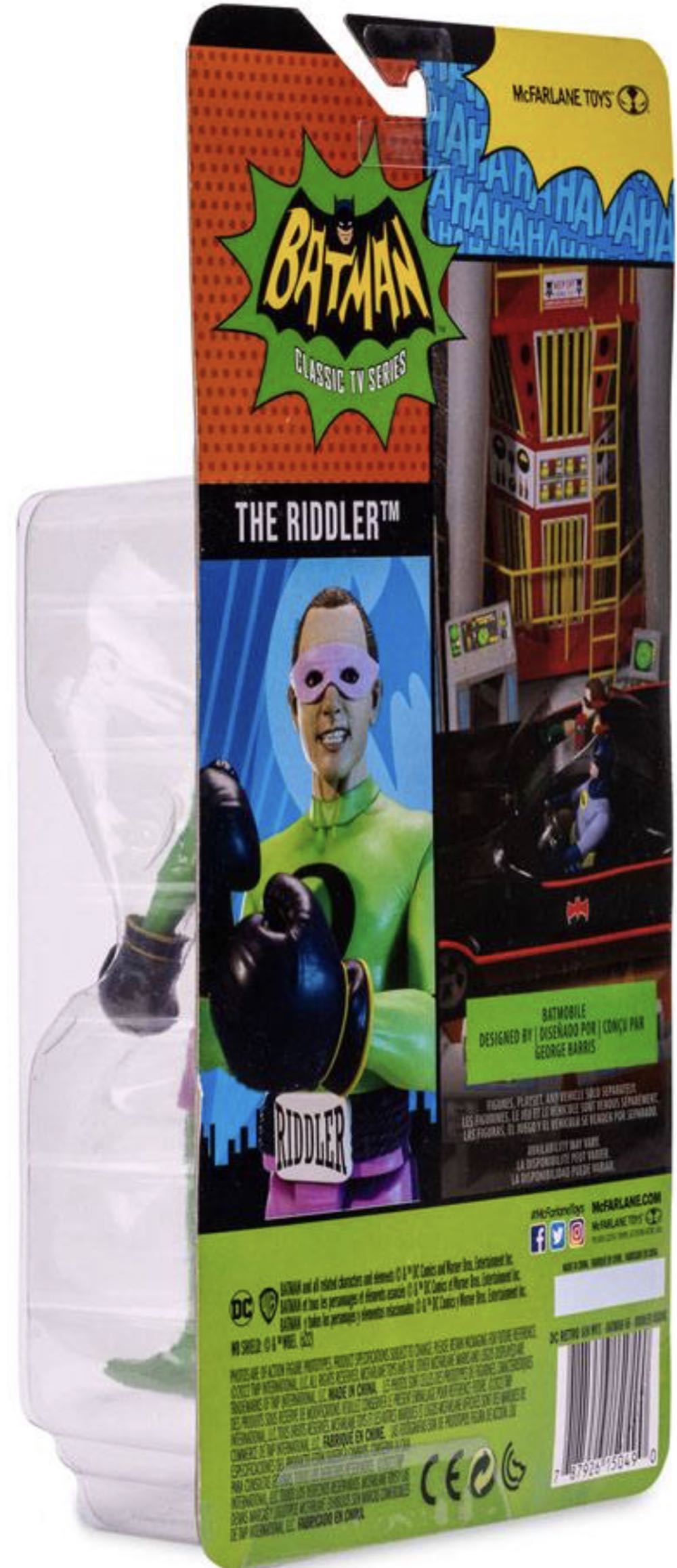Riddler 1966 Mit Boxhandschuhen - McFarlane Toys (Batman ‘66) action figure collectible - Main Image 2