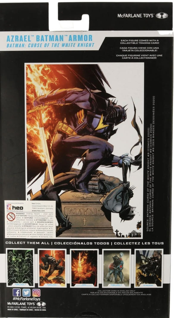 Azrael-Batman Armor schwarz  (Course Of The White Knight) action figure collectible - Main Image 2