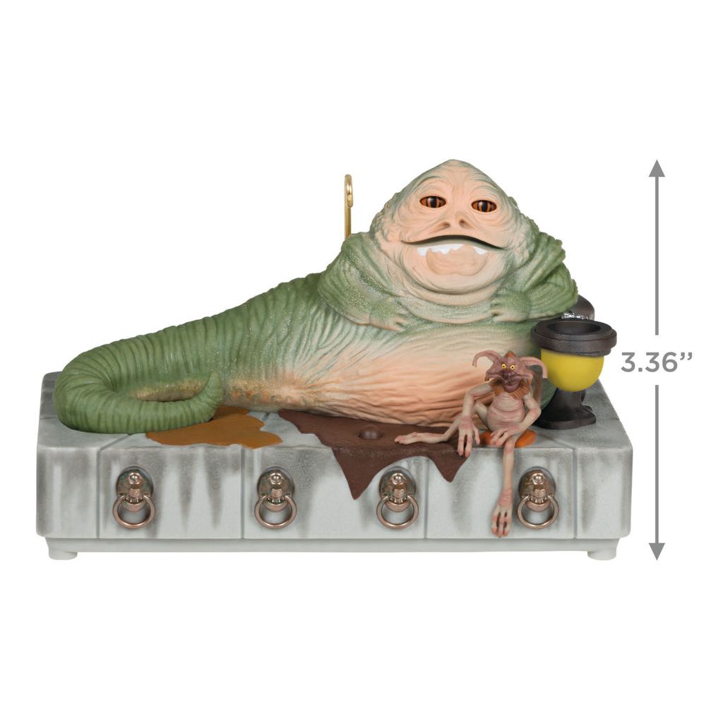 Jabba the Hutt - Star Wars: Return of the Jedi - Hallmark Keepsake Ornaments (Magic Sound & Motion) action figure collectible [Barcode 763795821761] - Main Image 2