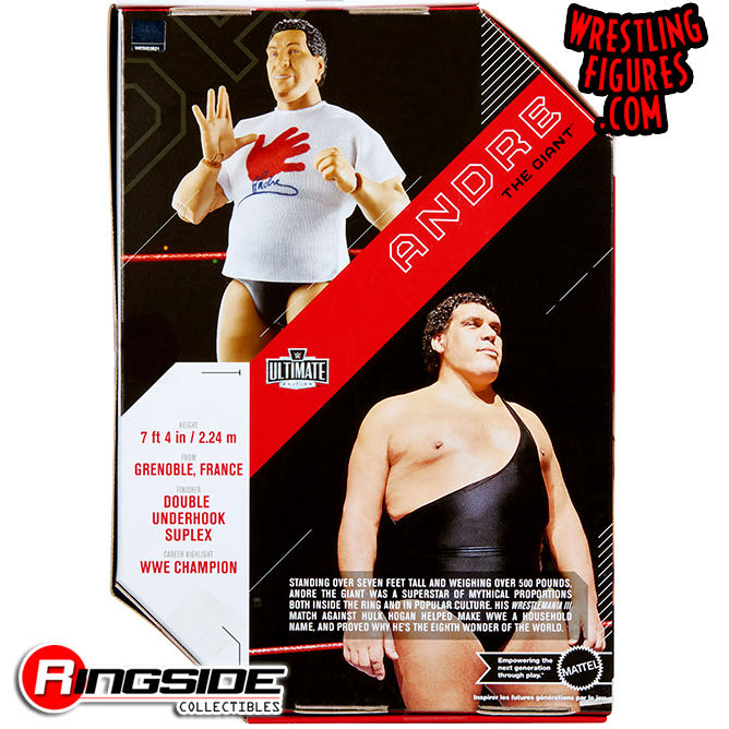 Andre The Giant - Mattel Wwe (WWE Ultimate Edition 17) action figure collectible - Main Image 4
