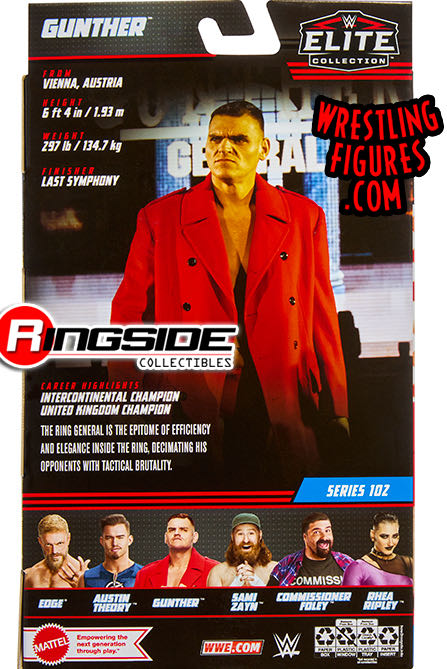 Gunther - Mattel Wwe (WWE Elite Collection 102) action figure collectible - Main Image 4
