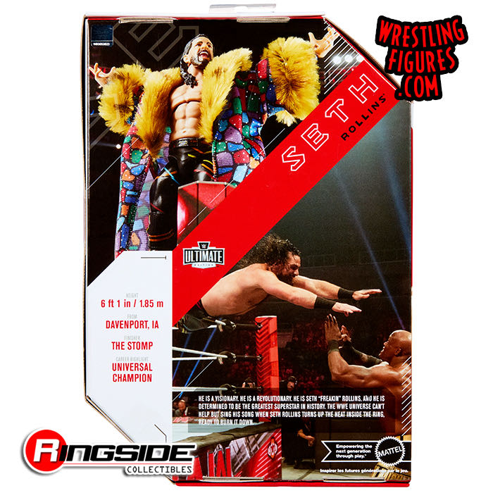 Seth Rollins - Mattel Wwe (WWE Ultimate Edition 18) action figure collectible - Main Image 4