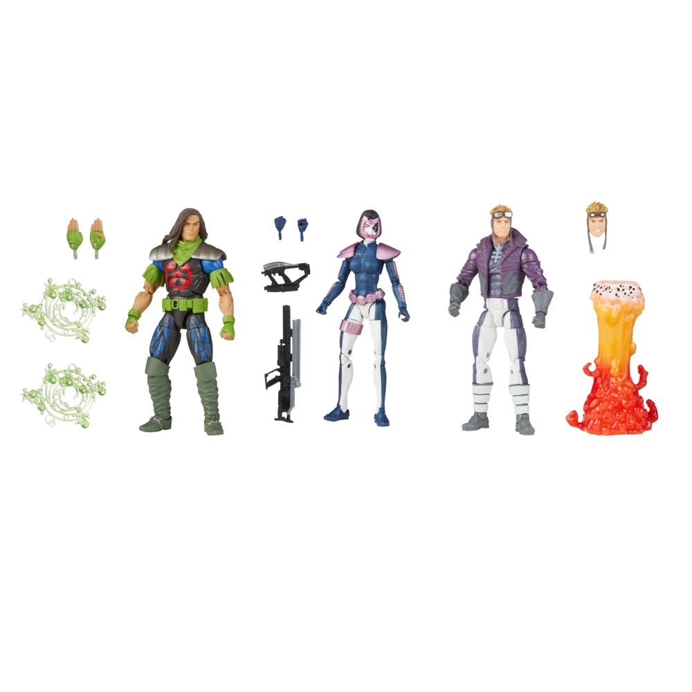 X-Force 3-pack (Rictor, Domino, Cannonball) - Hasbro Marvel Legends (Comics) action figure collectible - Main Image 2