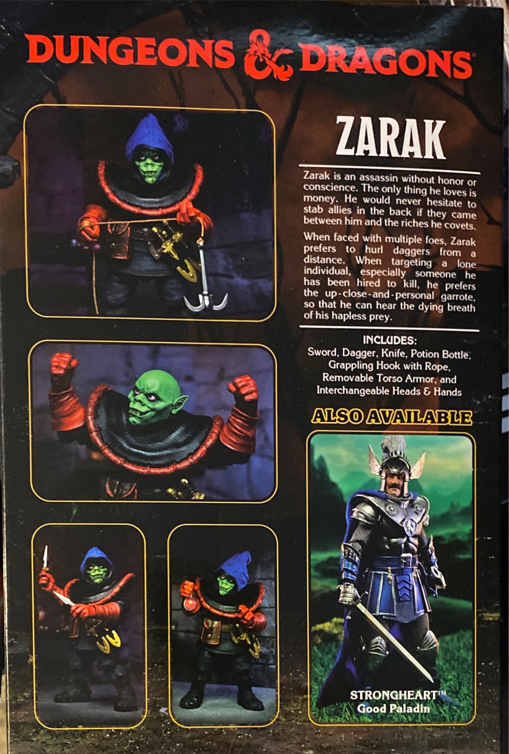 Dungeons & Dragons - Zarak (NECA) - Neca (Dungeons & Dragons) action figure collectible [Barcode 634482522776] - Main Image 3