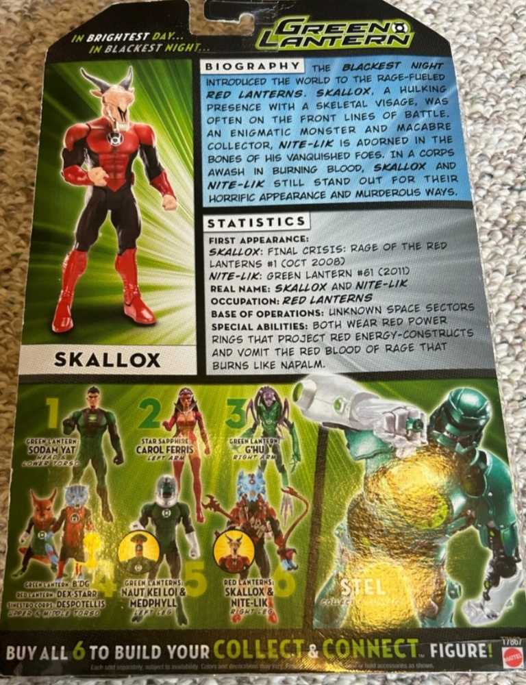 DC Universe Classics Red Lantern Skallox - Mattel (DC Universe) action figure collectible - Main Image 2