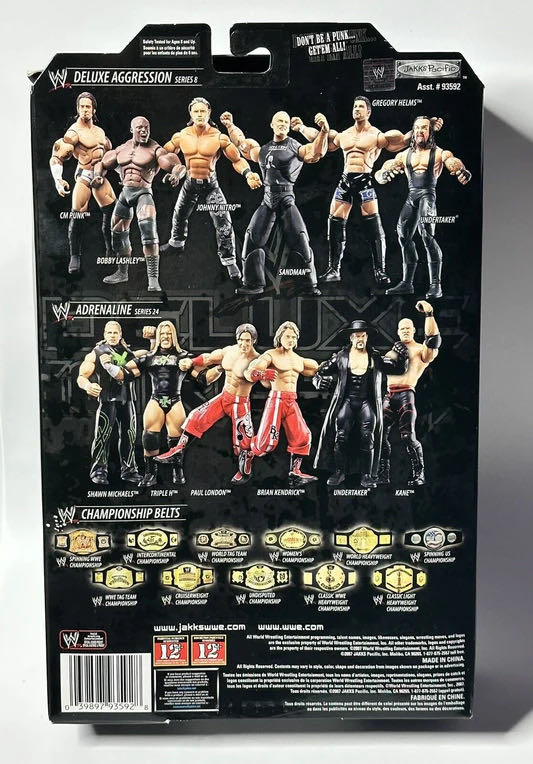 Sandman - Jakks Pacific (WWE Deluxe Aggression Series 8) action figure collectible - Main Image 2