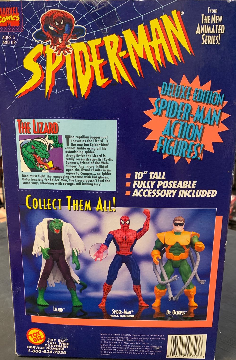 Toy Biz Marvel Universe Lizard 10 Inch ...  action figure collectible [Barcode 035112489566] - Main Image 4