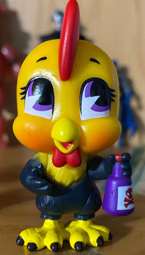 Gold Chicken - villainous valentines action figure collectible - Main Image 2