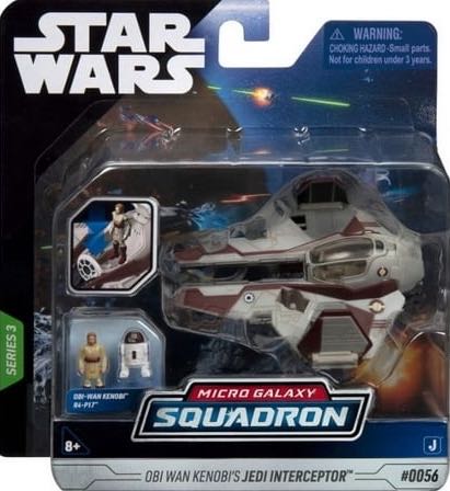 Jedi Interceptor (Obi-Wan’s) - Jazwares (Star Wars: Episode III - Revenge of the Sith) action figure collectible [Barcode 191726479246] - Main Image 3