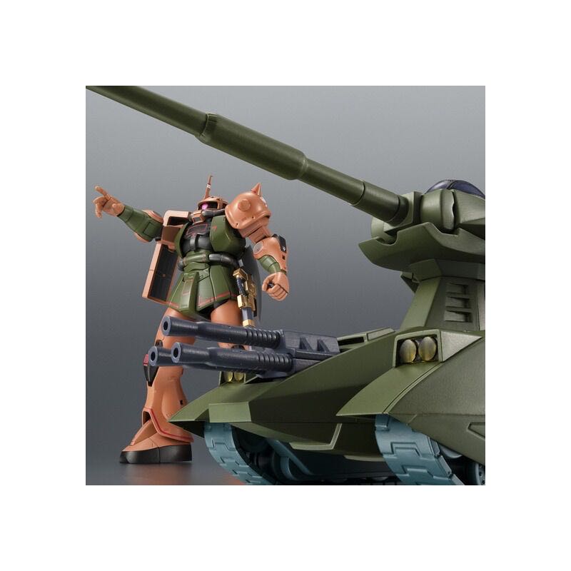 Bandai - Tamashii Nations - The Robot Spirits - Mobile Suit Variations - MS-06FS Zaku II Garma’s Custom Model & Mazella Attack Earth Invasion Set ver. A.N.I.M.E. - Bandai/Tamashii Nations (The Robot Spirits - Mobile Suit Gundam) action figure collectible [Barcode 4573102649782] - Main Image 3