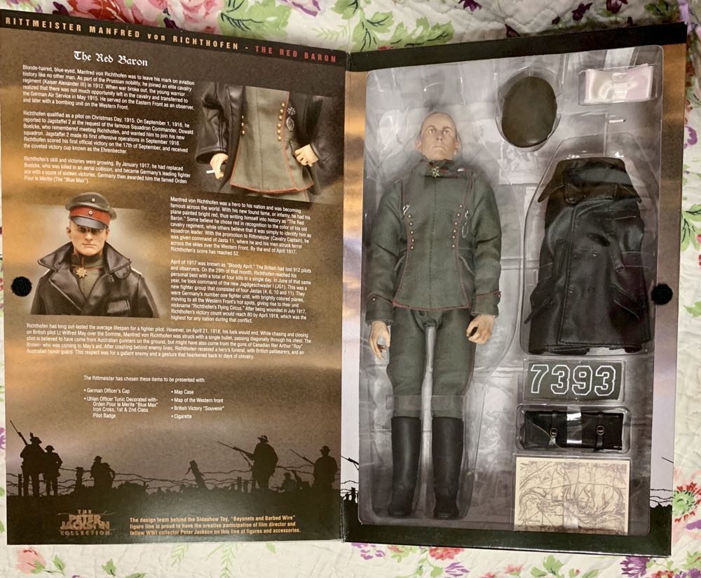 Sideshow Bayonets & Barbed Wire Manfred Von Richthofen Red Baron 12” Figure New - Sideshow Toy action figure collectible [Barcode 747720200814] - Main Image 3
