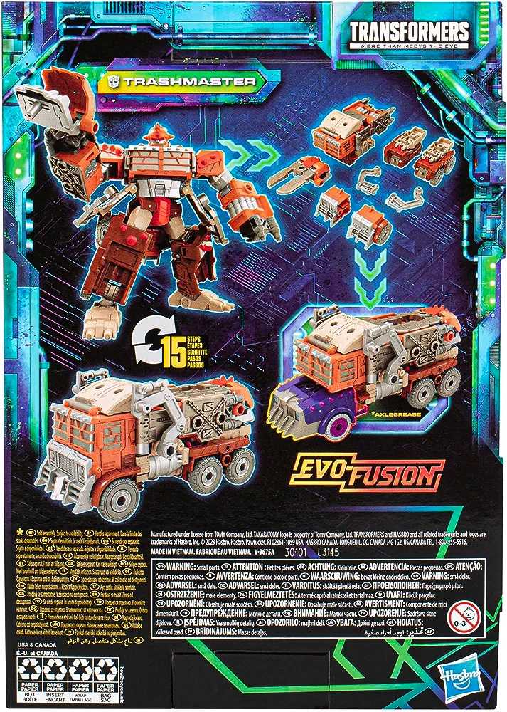 Transformers Legacy Evolution Trashmaster - Hasbro (Transformers: Legacy Evolution) action figure collectible [Barcode 5010996149671] - Main Image 2