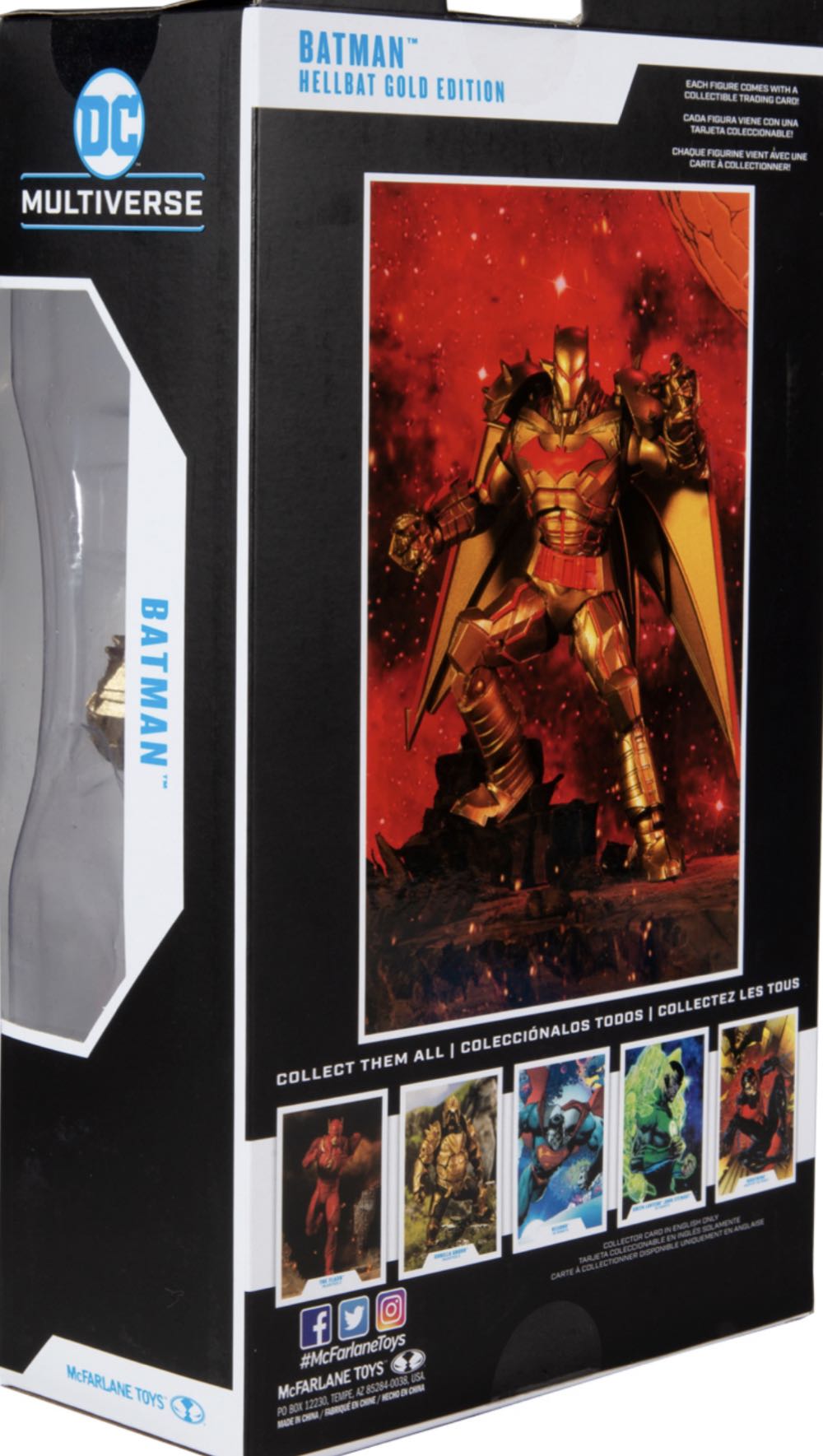 Batman Hellbat Suit Golden - McFarlane Toys (DC Multiverse) action figure collectible - Main Image 2
