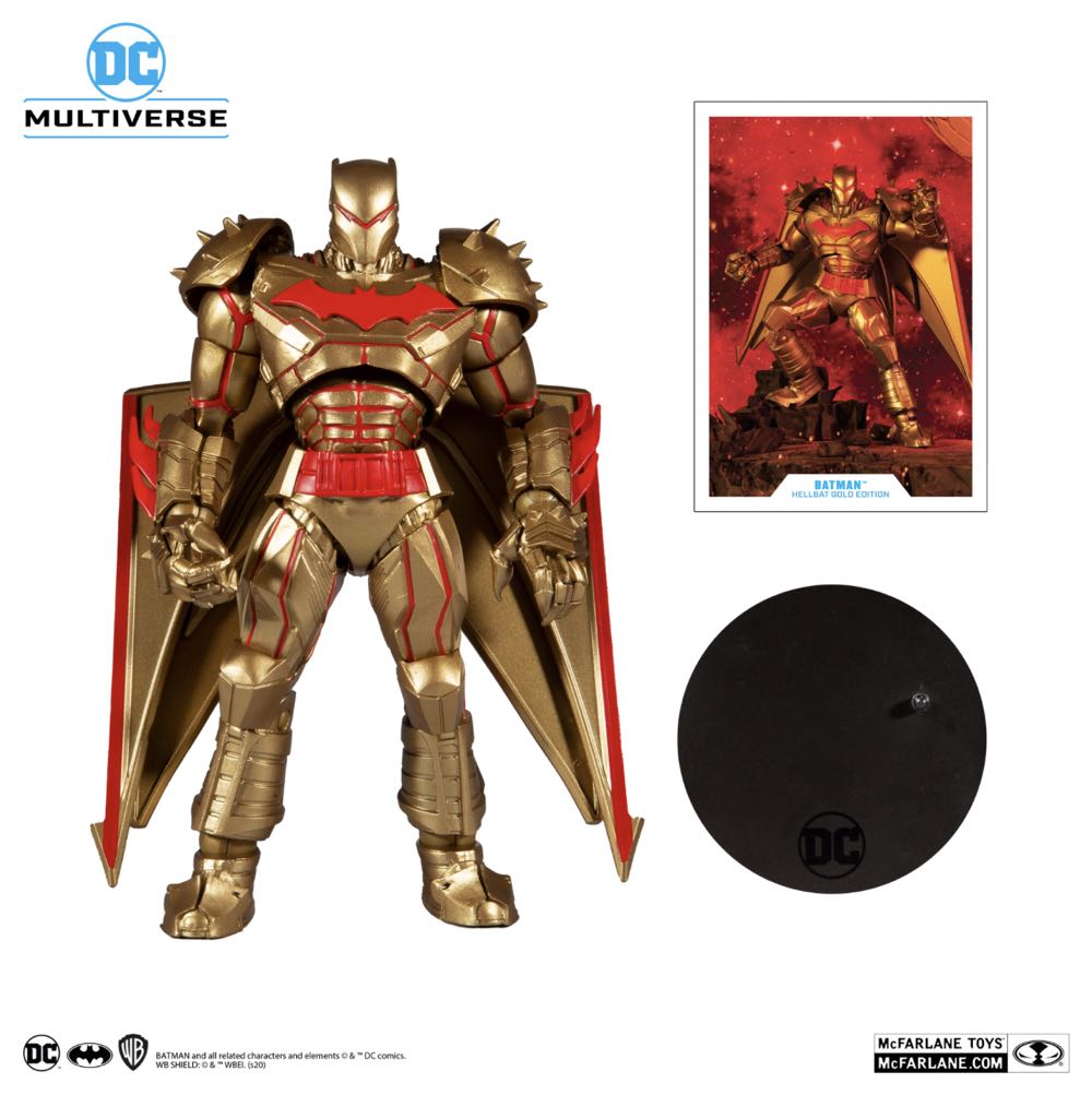 Batman Hellbat Suit Golden - McFarlane Toys (DC Multiverse) action figure collectible - Main Image 3