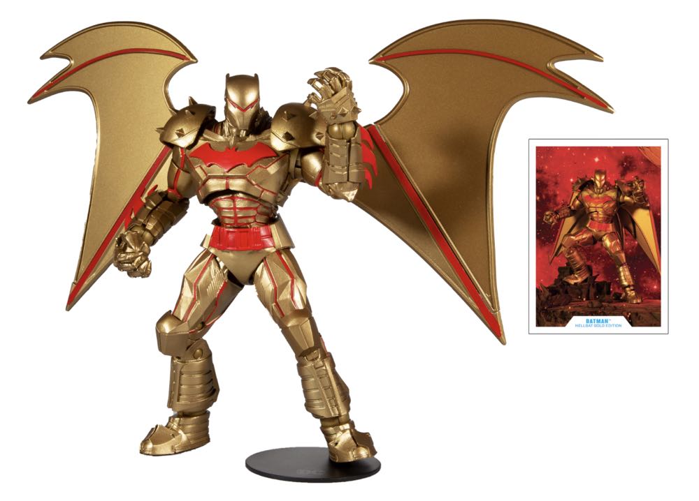Batman Hellbat Suit Golden - McFarlane Toys (DC Multiverse) action figure collectible - Main Image 4