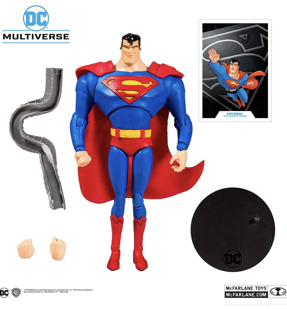Superman Blue Suit - McFarlane Toys (DC Multiverse) (Superman Animated) action figure collectible - Main Image 3