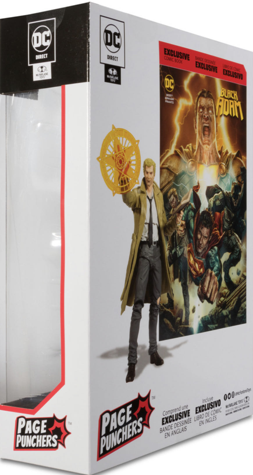 John Constantine - Mcfarlane Page Punchers (Page Punchers: Black Adam) action figure collectible - Main Image 2