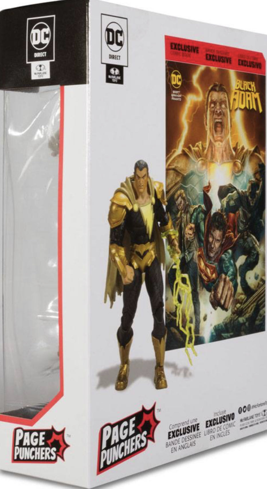 Black Adam - Mcfarlane Page Punchers (Page Punchers: Black Adam) action figure collectible - Main Image 2
