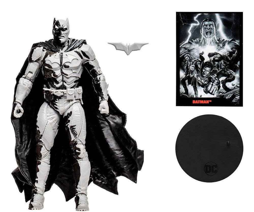 Batman B/W - Mcfarlane Page Punchers (Page Punchers: Black Adam) action figure collectible - Main Image 3