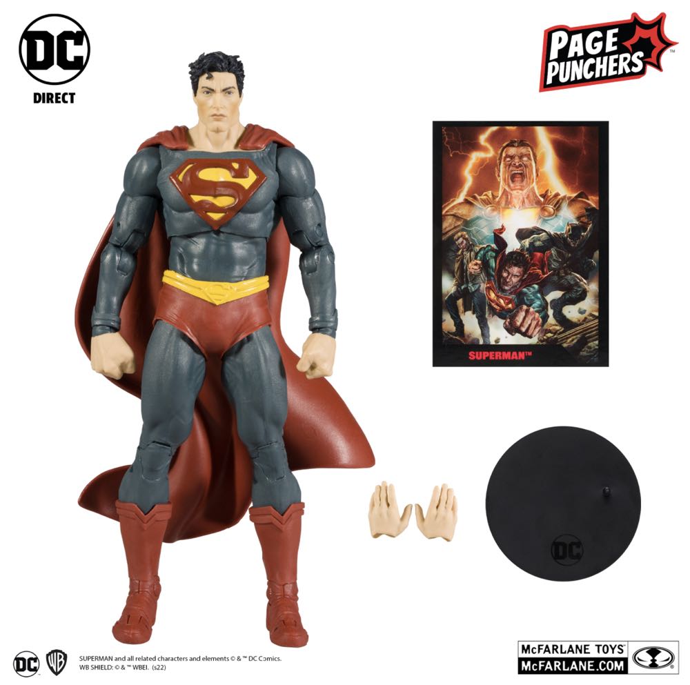 Superman - Mcfarlane Page Punchers (Page Punchers: Black Adam) action figure collectible - Main Image 3