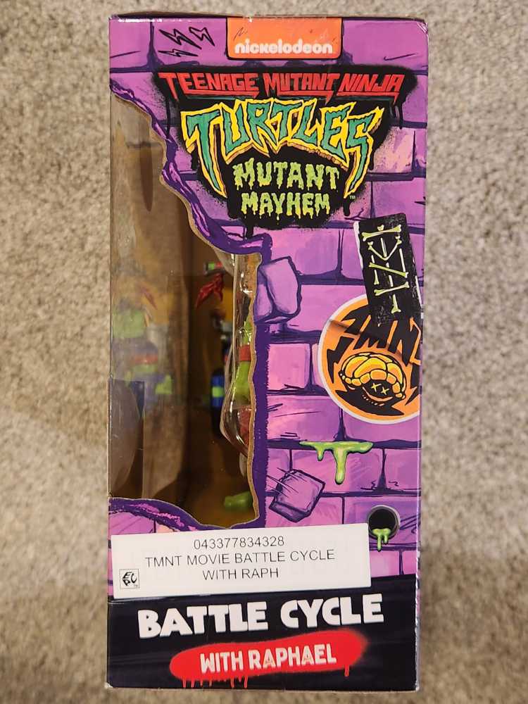 Battle Cycle (With Raphael) - Playmates (Teenage Mutant Ninja Turtles: Mutant Mayhem) action figure collectible [Barcode 043377834328] - Main Image 4