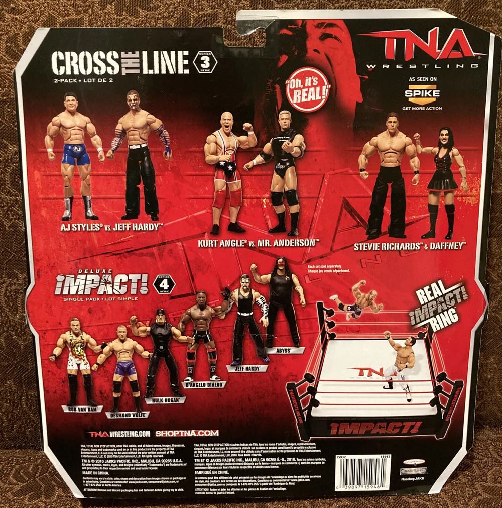 Stevie Richards - Jakks Pacific (TNA/Impact Cross the Line Series 3) action figure collectible - Main Image 3