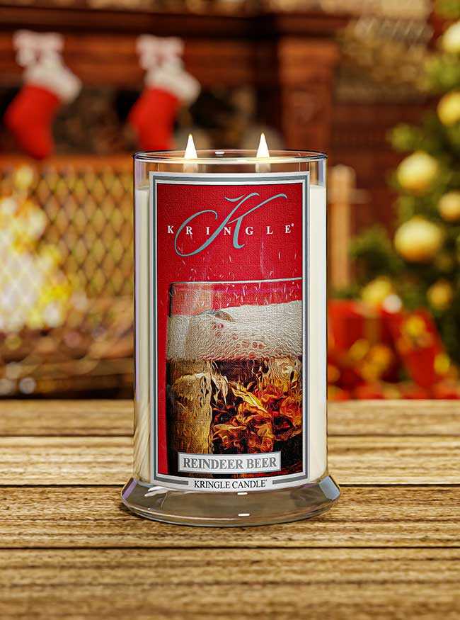 CANDLE: Christmas Kringle Reindeer Beer 2 Wick  2023 - Kringle Candle (Christmas Candles) action figure collectible [Barcode 846853084022] - Main Image 3