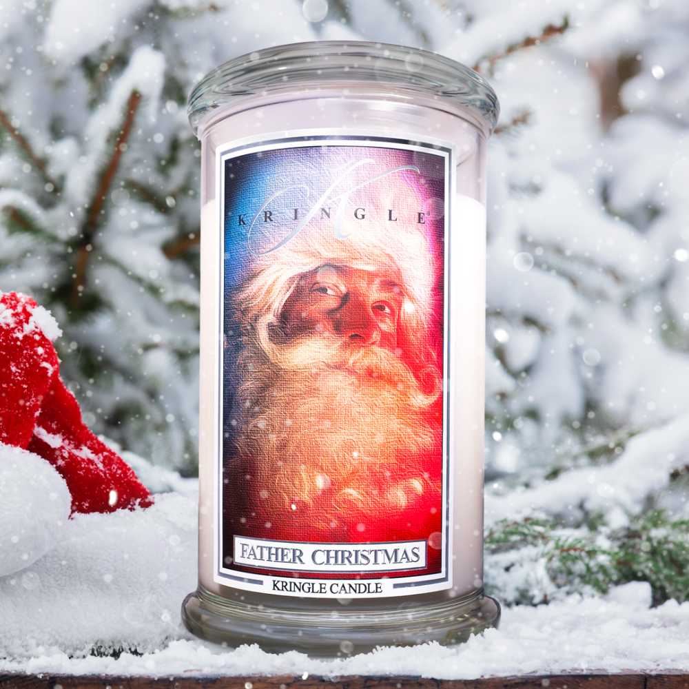 CANDLE: Christmas Kringle Father Christmas 2 Wick  2023 - Kringle Candle (Christmas Candles) action figure collectible [Barcode 846853079059] - Main Image 4