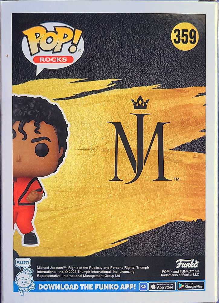 Funko Pop! Rocks: Michael Jackson Thriller 2023 #359 - Funko (Funko Music) action figure collectible [Barcode 889698725910] - Main Image 2