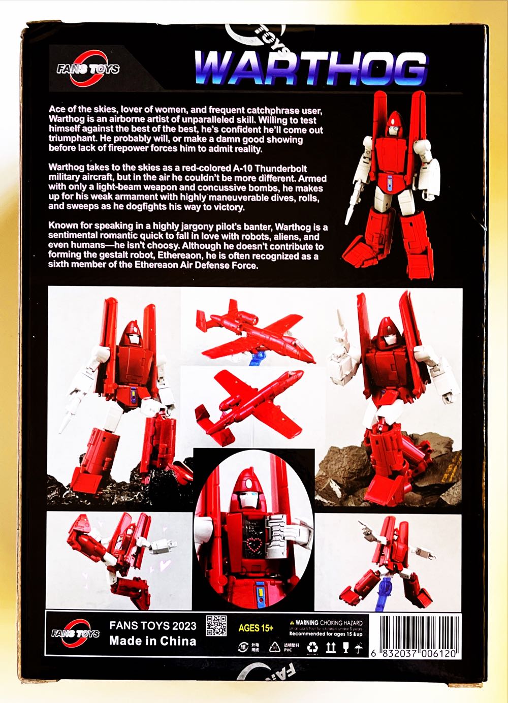 FT-54 Warthog - Fans Toys (Transformers 3rd Party) action figure collectible [Barcode 6832037006120] - Main Image 4