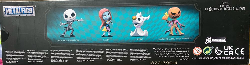 Disney Nightmare Before Christmas 4-pack 2.5” Die-cast Figures - Jada Toys action figure collectible [Barcode 801310319321] - Main Image 3