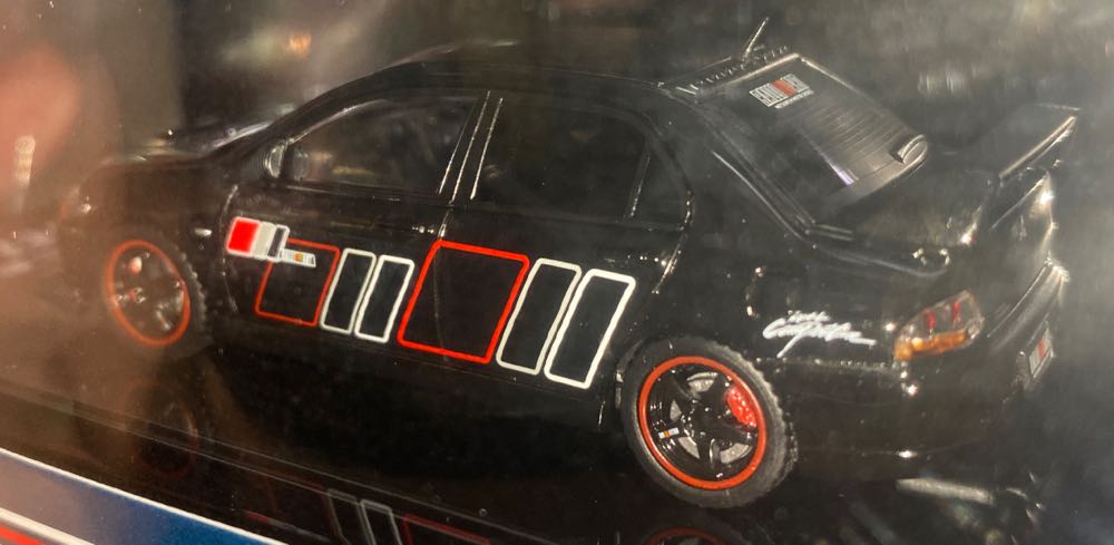 Mitsubishi Lancer Gsr Evolution 9 Ralliart Black Mica - Hobby Japan (RalliArt) action figure collectible [Barcode 4981932064192] - Main Image 3