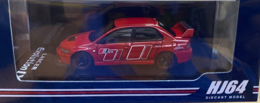 Mitsubishi Lancer Gsr Evolution 9 Ralliart Red Solid Hj646054r - Hobby Japan (RalliArt) action figure collectible [Barcode 4981932064208] - Main Image 2