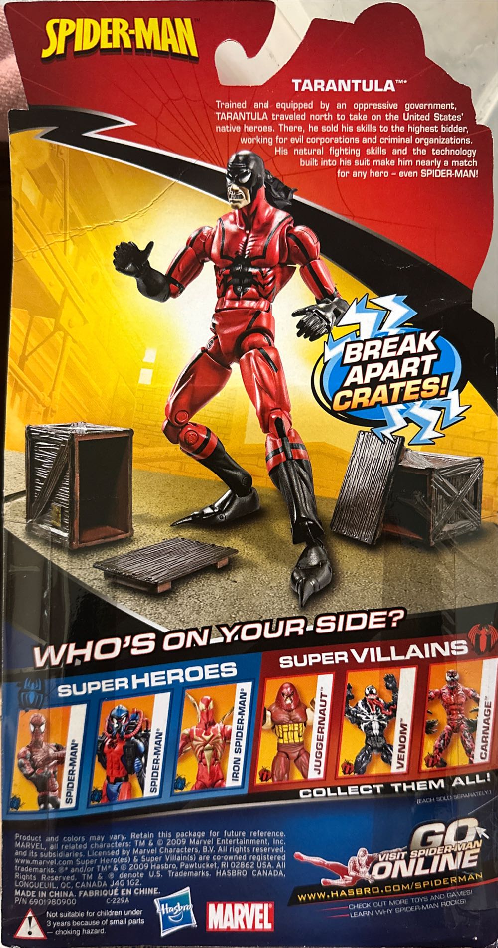 Spider Man : Tarantula - Hasbro action figure collectible [Barcode 653569479215] - Main Image 2