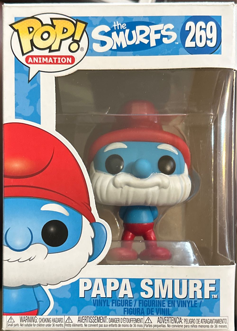 Funko Pop Animation Papa Smurf Toy  action figure collectible [Barcode 889698201209] - Main Image 2