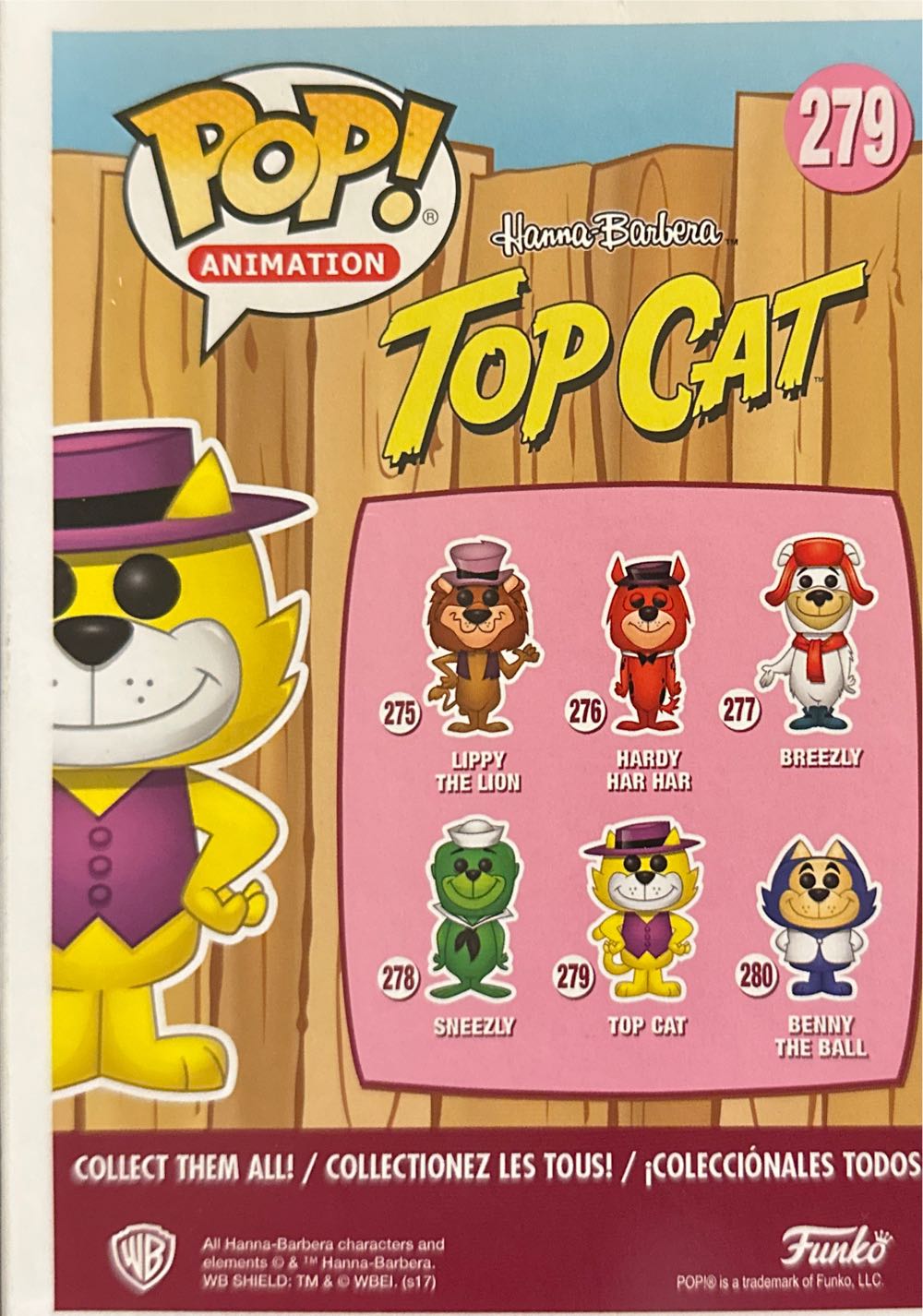 Funko Pop! Animation: Hanna Barbera Top Cat Styles May Vary Collectible Figure  action figure collectible [Barcode 889698136594] - Main Image 2