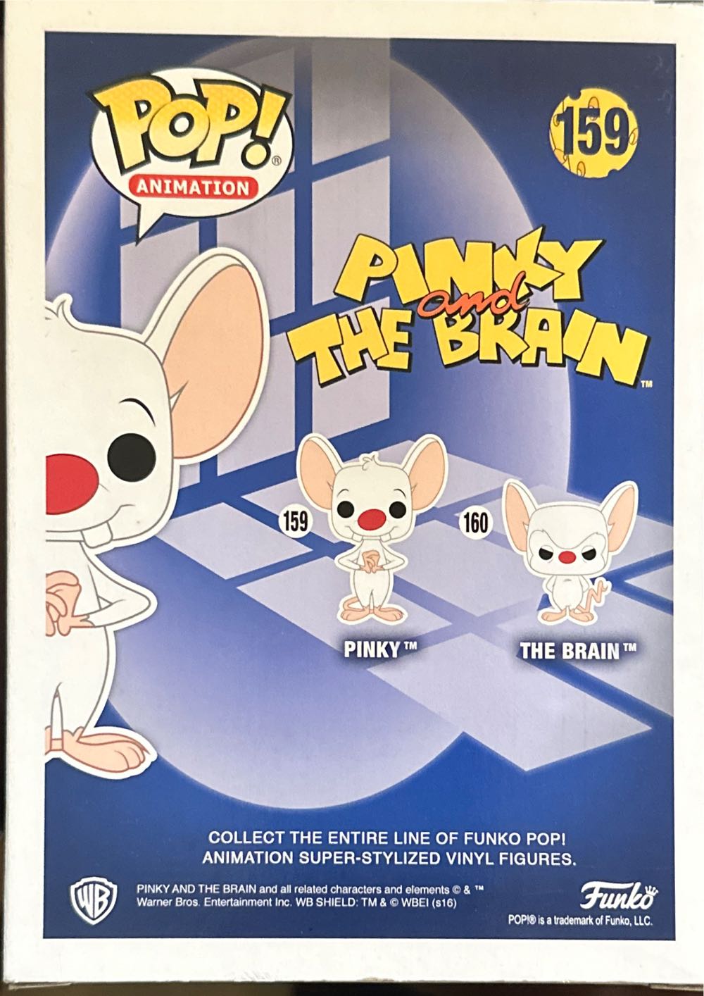 Funko Pinky & The Brain Pinky Pop Animation Figure  action figure collectible [Barcode 889698106375] - Main Image 3