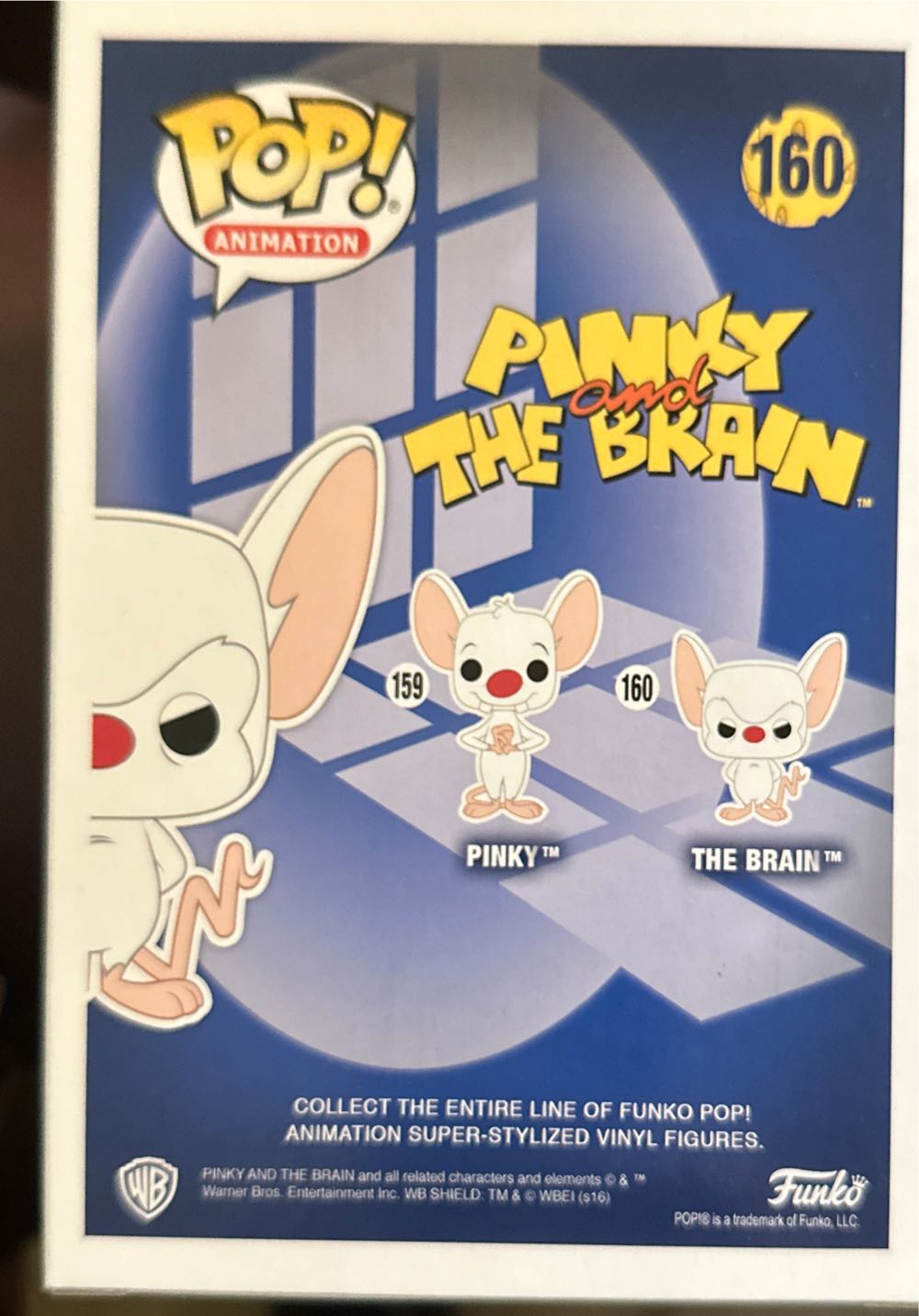 Funko Pinky & The Brain Pop Animation Figure  action figure collectible [Barcode 889698106382] - Main Image 2