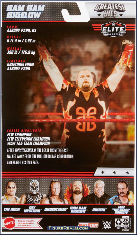 Bam Bam Bigelow - Mattel (WWE Elite Greatest Hits Series 1) action figure collectible - Main Image 2