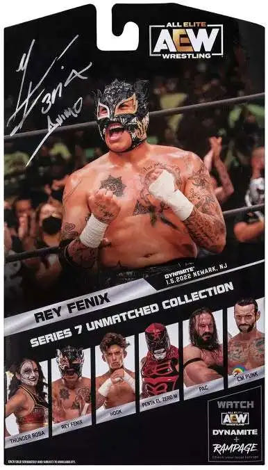 Rey Fenix - Jazwares (AEW Unmatched Series 7) action figure collectible [Barcode 191726431534] - Main Image 2