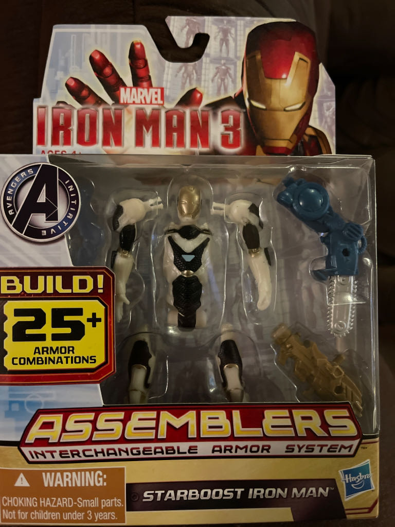 Starboost Iron Man - Hasbro Australia (Iron Man 3 Assemblers) action figure collectible [Barcode 653569814962] - Main Image 1