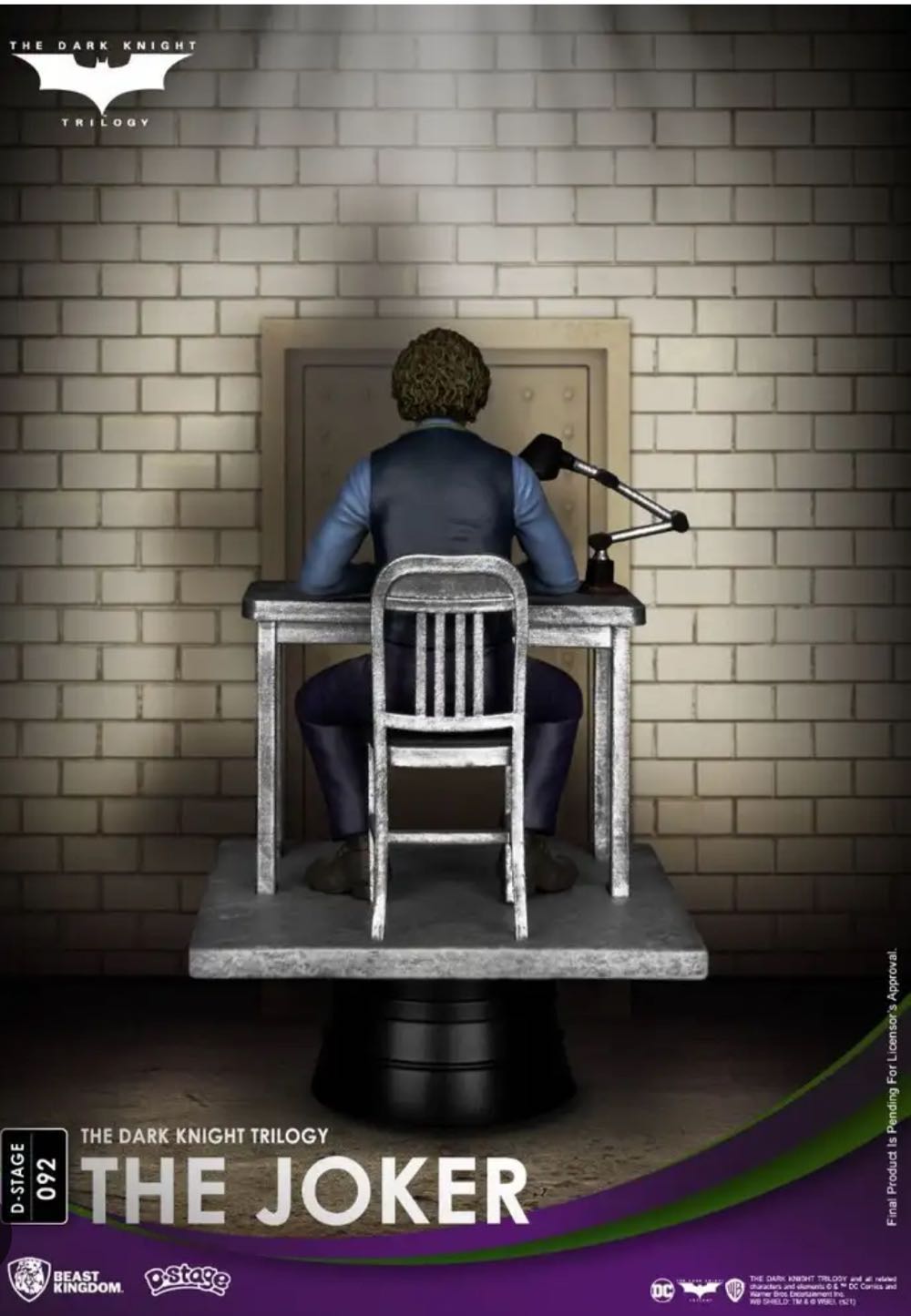 Beast Kingdom The Dark Knight Trilogy: The Joker Ds-092 D-stage 6 Inch Statue Multicolor  action figure collectible [Barcode 4711061154897] - Main Image 2