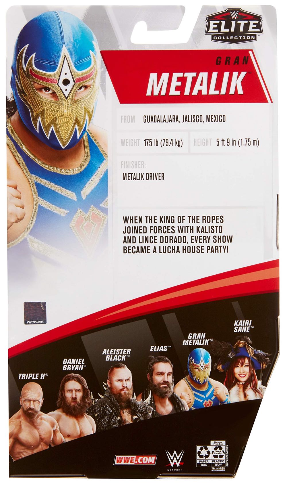 Gran Metalik - Mattel (WWE Elite Series 73) action figure collectible - Main Image 2