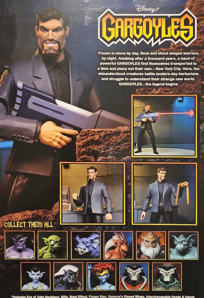 Gargoyles: David Xanatos - Neca (Disney’s Gargoyles) action figure collectible [Barcode 634482345153] - Main Image 3