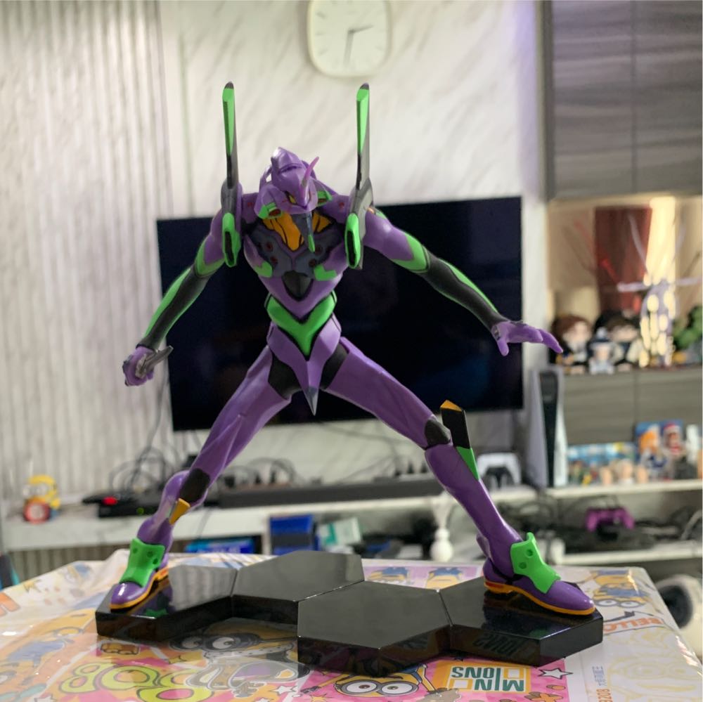 Evangelion New Theatrical Version Premium EVA Series Figure : EVA 01 Test Type - Sega action figure collectible - Main Image 2