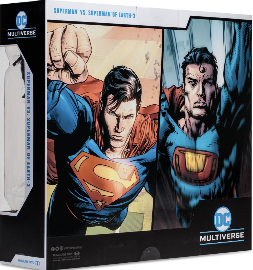 Superman Vs. Superman Earth 3 2 Pack - McFarlane Toys (DC Multiverse) action figure collectible - Main Image 2