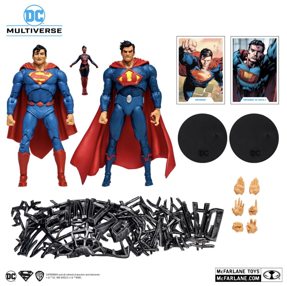 Superman Vs. Superman Earth 3 2 Pack - McFarlane Toys (DC Multiverse) action figure collectible - Main Image 3